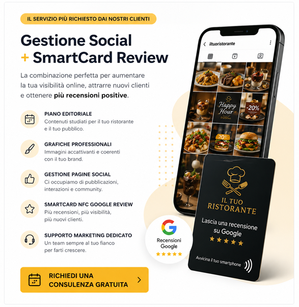 Gestione Social + SmartCard Review